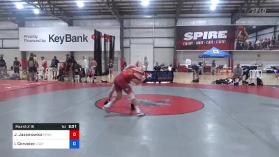 55 kg Round Of 16 - Joshua Jasionowicz, Pennsylvania vs Israel Gonzalez, Utah