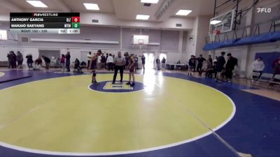 126 lbs Cons. Round 3 - Anthony Garcia, San Lorenzo vs Makaio Saeyang, Mt Diablo