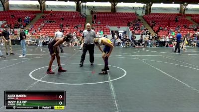 110 lbs Round 3 (4 Team) - Alex Baden, NMWA vs Ozzy Elliot, Xtreme Team