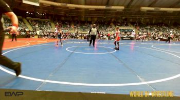 76 lbs Round Of 32 - Drake Lear, Fort Gibson Youth Wrestling vs Julian Lawrence, Steel Valley Renegades