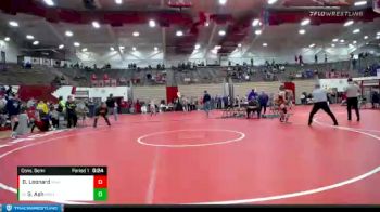 106 lbs Cons. Semi - Gavin Ash, Monrovia vs Brennan Leonard, Martinsville