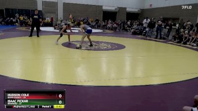 102 lbs Semis (4 Team) - Hudson Cole, Quad County vs Isaac Pickar, Brainerd