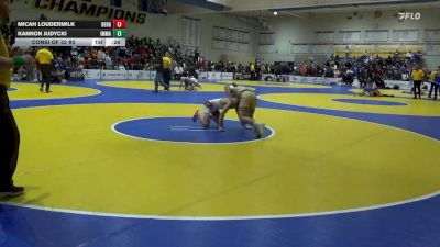 123 lbs Consi Of 32 #2 - Micah Loudermilk, Bergen Catholic (NJ) vs Kannon Judycki, Immaculate Conception (IL)