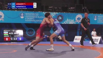 63 kg 1/8 Final - Tural Ahmadov, Azerbaijan vs Marios Kapantais, Greece