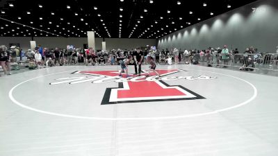 50-62 lbs Champ. Round 2 - Alaina Bert, Midwest City Elite vs Lily-Mae Ybarbo, Vici
