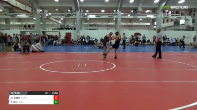 157 lbs Round of 16 - Mitch Dean, Clarion University vs Cameron Coy, UVa Unattached