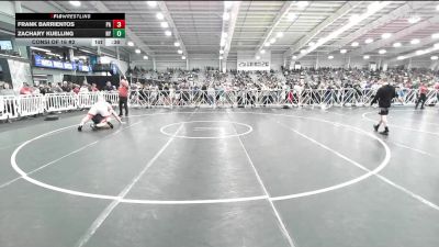 285 lbs Consi Of 16 #2 - Frank Barrientos, PA vs Zachary Kuelling, NY