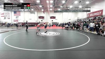 215 lbs Quarterfinal - Brandon Kecko, Derby/Oxford/Holy Cross vs Nicholas Jandrucko, Weston