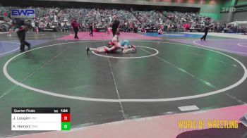 182 lbs Quarterfinal - Jack Lougen, Camas Wrestling Club vs Kage Homan, Concede Nothing