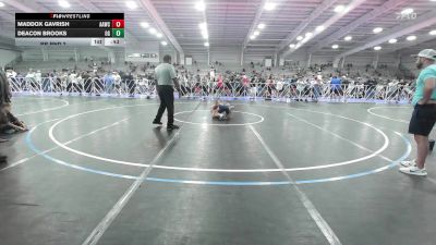 75 lbs Rr Rnd 2 - Maddox Gavrish, All-American Wrestling Club Blue vs Deacon Brooks, Ohio Gold