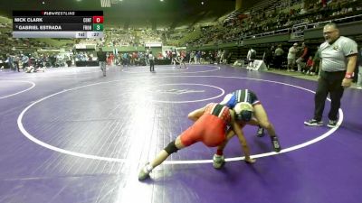 134 lbs Consi Of 8 #2 - Nick Clark, Centennial vs Gabriel Estrada, Frontier