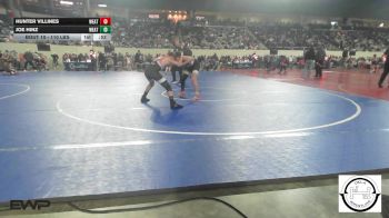 110 lbs Consi Of 8 #2 - Hunter Villines, Weatherford vs Joe Hinz, Weatherford
