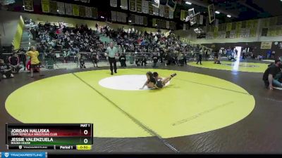 98 lbs Quarterfinal - Jessie Valenzuela, Rough House vs Jordan Haluska, Team Temecula Wrestling Club