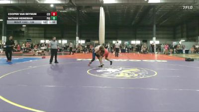 138 lbs Champ. Round 3 - Cooper Van Beynum, C2X vs Nathan Heineman, Poquoson