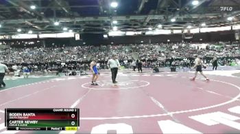 126 lbs Champ. Round 2 - Carter Newby, Coeur D Alene vs Boden Banta, South Fremont