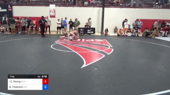 77 kg Consolation - Caden Young, Mustang Wrestling Club vs Bobby Treshock, Nmu