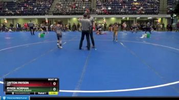 75 lbs Cons. Round 2 - Jayton Payson, DGF vs Ryker Norman, Ubasa Wrestling Academy