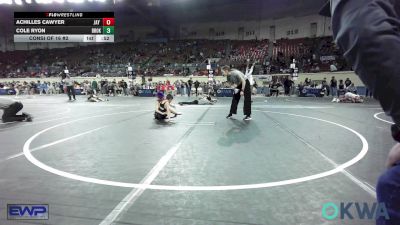 64 lbs Consi Of 16 #2 - Achilles Cawyer, Jay Wrestling Club vs Cole Ryon, Broken Arrow Wrestling Club