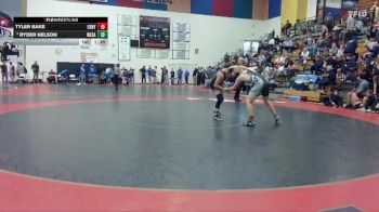 190 lbs Champ. Round 1 - Ryder Nelson, West Salem vs Tyler Bake, Century