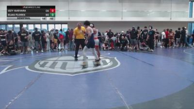 132 lbs Semifinal - Izzy Guevara, Cleveland High School vs Elias Flores, Northview High School
