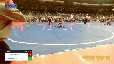 58 lbs Round Of 32 - Zeth Dykhouse, Massa's Maniacs vs Stetson Topping, Smith Wrestling Academy