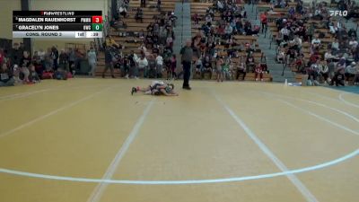80 lbs Cons. Round 3 - Magdalen Rauenhorst, Summit Wrestling Academy vs Gracelyn Jones, Outlaw Wrestling Club