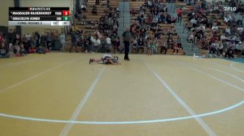 80 lbs Cons. Round 3 - Magdalen Rauenhorst, Summit Wrestling Academy vs Gracelyn Jones, Outlaw Wrestling Club