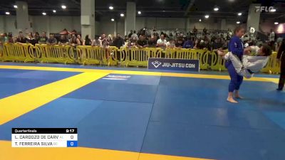 LETÍCIA CARDOZO DE CARVALHO vs THAMARA FERREIRA SILVA 2023 American National IBJJF Jiu-Jitsu Championship