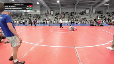 85 lbs Rr Rnd 1 - Luke Sponsel, Illinois Menace vs Leonardo Spagnuolo, Shore Thing Surf