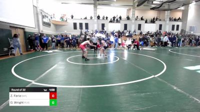 113 lbs Round Of 32 - Zac Faria, North Attleborough vs Dillon Wright, Plymouth South