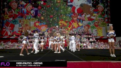 Spirit Celebration Christmas Cheer Athletics- Cheetahs Level 5 Worlds Bids Finals
