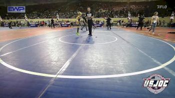 52 lbs Round Of 16 - Ky Kemble, Ponca City Wildcat Wrestling vs Jaxon Ditmore, Team Tulsa Wrestling Club