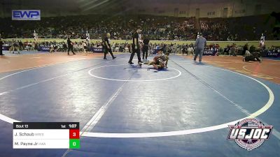 84 lbs Round Of 32 - Joshua Schaub, Wrestling Prep vs Manny Payne Jr, HURRICANE WRESTLING ACADEMY