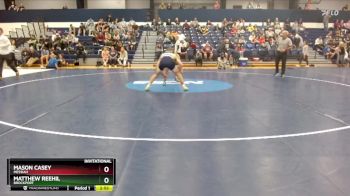 133 lbs Cons. Round 5 - Mason Casey, Messiah vs Matthew Reehil, Brockport