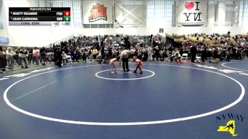 56 lbs Cons. Semi - Leah Cardona, Washingtonville Wizards Wrestling vs Rhett Reamer, Perry Youth Wrestling Club