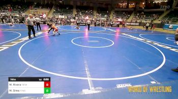 76 lbs Consi Of 8 #2 - Mason Rivera, Topeka Blue Thunder vs Maxwell Drew, Team Tulsa Wrestling Club