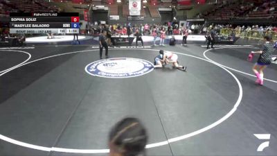 125 lbs Cons. Semis - Sophia Soliz vs Madylee Balaoro, Daniel Cormier Wrestling Club