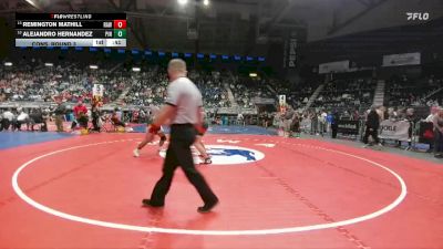3A-215 lbs Cons. Round 3 - Alejandro Hernandez, Pinedale vs Remington Mathill, Rawlins