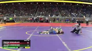 D3-140 lbs Quarterfinal - Wilson Longenecker, Freeland vs Tristan Winkleblack, Montague