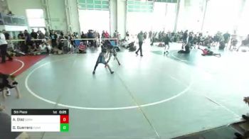 66 lbs 5th Place - Alex Diaz, Durham vs Dylan Guerrero, Yuma Chain Gang