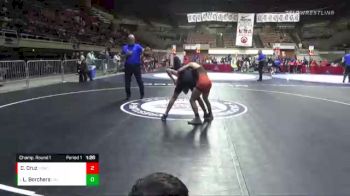 106 lbs Champ. Round 1 - Landen Borchers, California vs Cristian Cruz, Live Oak Wrestling Club SC