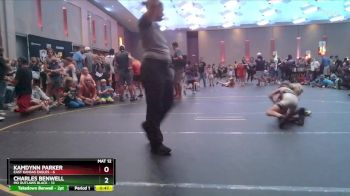 60 lbs Finals (8 Team) - Charles Benwell, MO Outlaws Black vs Kamdynn Parker, East Kansas Eagles