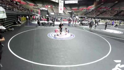 67 lbs Cons. Round 3 - Hunter Gonsalves, Turlock Wrestling Club vs Noah Roman, LAWC