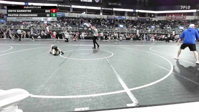 55 lbs Semifinal - Owyn Bannister, Moyer Elite vs Paxton Zionskowski, Gig Harbor Grizzlies