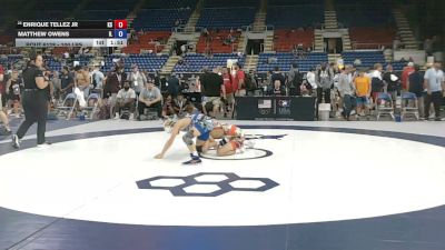 100 lbs Cons. Rd Of 32 - Enrique Tellez Jr, Kansas vs Matthew Owens, Illinois