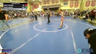 90 lbs Semifinal - Rhett Powers, Tiger Trained Wrestling vs Wyatt Austin, Sperry Wrestling Club