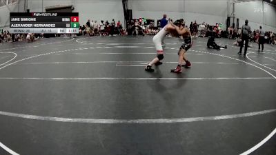 113 lbs Round 2 (6 Team) - Jake Simione, Maryland Mallets vs Alexander Hernandez, Upstate Uprising