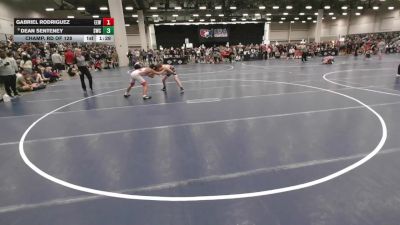 132 lbs Champ. Rd Of 128 - Dean Senteney, Southport Wrestling Club vs Gabriel Rodriguez, Eagle Empire Wrestling
