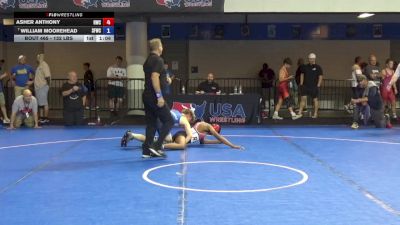 132 lbs Cons. Quarters - Asher Anthony, Richmond Wrestling Club vs William Moorehead, Sly Fox Wrestling Club