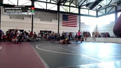 156-170 lbs Quarterfinal - Tayshawn Luckett, DC Elite vs Patrick Buttner Jr., Thoroughbred Wrestling Academy